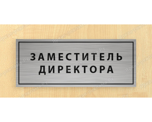 Табличка «Заместитель директора»